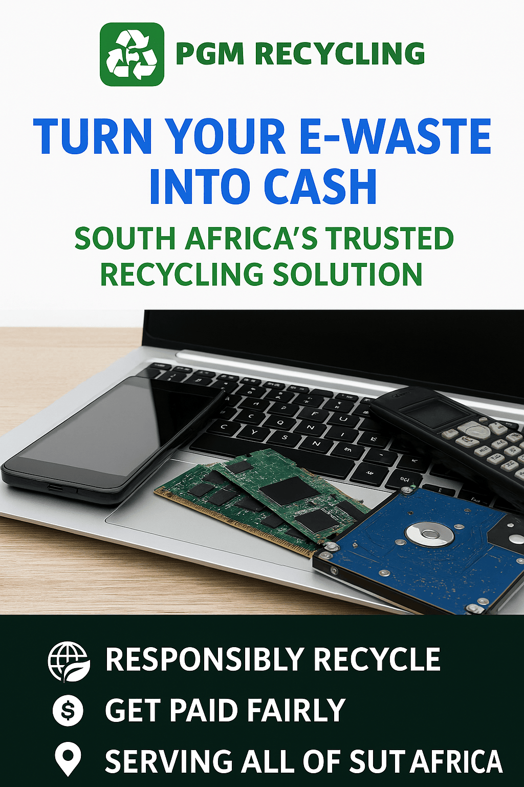 Turn Your E-Waste into Cash — South Africa’s Trusted Recycling Solution